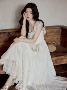 seemon | Summer Style Elegant A-Line Polka Dot Dress Long