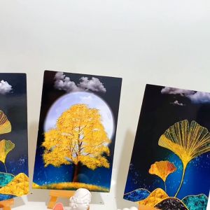 HIASAN DINDING ABSTRAK 20X30 CM  KAMAR DEKORASI RUMAH WALL DECOR PAJANGAN DINDING KAYU ABTRACK DEKORASI DINDING