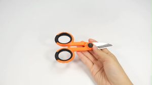 Fiber Optic Kevlar Cutter Scissors Kevlar Aramid Fiber Sharp Scissors Jumper Wire Pigtail Tools Electrician Tools Portable Fishing Scissors Stainless Steel Anti Rust Fishing Line Cutter Durable High-power Fish Scissors for Salt Fresh Water