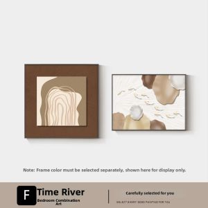 Elegant Modern Black White Gray Abstract Wall Art