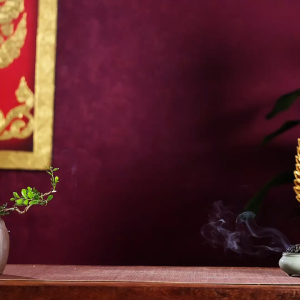 สไตล์เอเชียตะวันออกเฉียงใต้ไม้เนื้อแข็งแกะสลักงานฝีมือ Linden Leaf Love Heart เครื่องประดับห้องนั่งเล่นทีวีบ้านตู้ไวน์ร้านค้าโต๊ะตกแต่งเซน