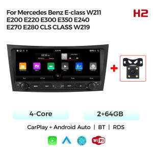 10.26inch Android Auto Carplay Car Radio For Mercedes Benz E-class W211 E200 E220 E300 E350 E240 E270 E280 CLS CLASS W219 GPS 4G