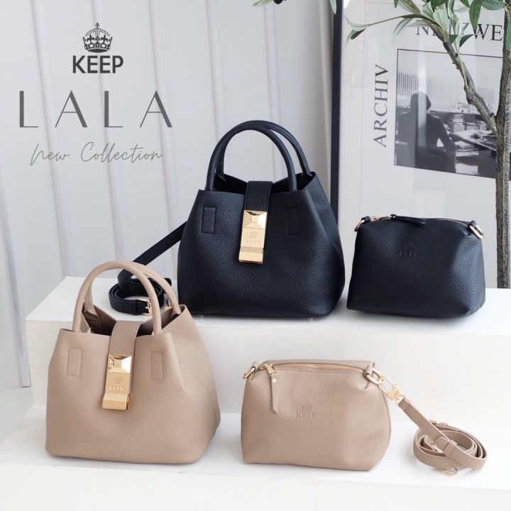 KEEP กระเป๋าถือสุภาพสตรี รุ่น LALA Collection 2 | Lazada.co.th