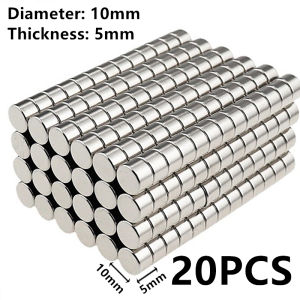 New 10x5mm Super Powerful Magnet Strong Disc Magnets Great Pull Force Perfect for Fridge DIY Building Scientific Craft Education