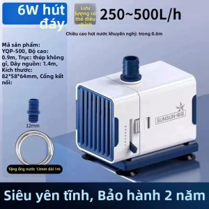 sunsun | Bơm ngâm nước mini không ồn & kèm lọc cho bể cá