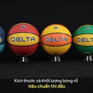 Bóng Rổ Mini Trẻ Em DELTA Size 567 Cao Su Nhiều Màu Cho Bé Từ 5 Tuổi DELTABR02