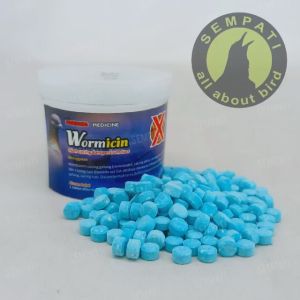 SEMPATI Wormicin Top Song Topsong Obat Cacing Merpati Pil Kapsul Obat Burung Merpati Balap Cacingan Kurus Lesu Tidak Nafsu Makan Bulu Ngembang WRMCN