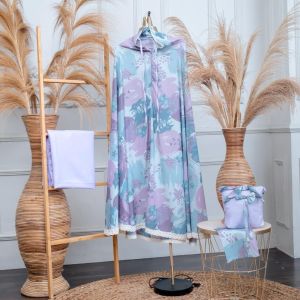 Mukena Katun Dewasa 2in1 Resliting Lengkap Tas Dan Sajadah