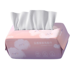 Pure Cotton Thickened Face Wash Towels Disposable Cleansing Wipes Soft Skin-Friendly Cloud Sensation Facial Towels