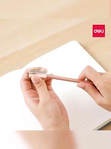 Pengasah Pensel Elektrik Deli Kanak Kanak Automatik Dua Kuasa Putar Laju Mesin Asah Pensel Sekolah Deli Automatic Electric Pencil Sharpener Student Dual Power Supply Pengasah Pensil 得力电动削笔器自动转笔刀刀双电源卷笔刀削笔刀刨笔绞笔儿童削笔机 E259
