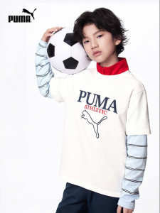 PUMA | New Two-tone Design Long Sleeve T-Shirt