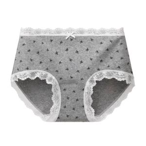 AIMO | กางเกงชั้นในทรงสามเหลี่ยมผ้าฝ้ายแท้เอ็มโอมิ่นสำหรับผู้หญิง กางเกงชั้นในไร้ตะเข็บแบบบาง กางเกงชั้นในป้องกันแบคทีเรีย ขนาดใหญ่ ความยาวปกติ สำหรับฤดูร้อน