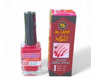 Kutek Henna Al-latif Halal BPOM Outstanding Orange 15gr