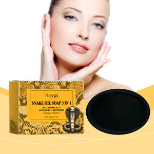 Hoygi Snake Oil Cleansing Soap Gently Cleanses Facial Skin Leaving it Soft Smooth Refreshing and Oil Controlling 100g