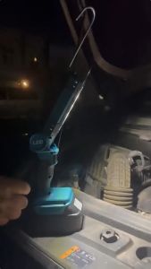 ไฟทำงาน ไฟฉายพกพา ชาร์จไฟฉาย LED Strong Cob ไฟทำงานประเภท C LED ชาร์จไฟฉาย