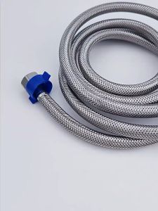 J MALL Stainless Steel Braided High Pressure Flexible Water Hose Connector Tube Inlet Valve for Kitchen Basin (29cm / 39cm / 50cm / 60cm)