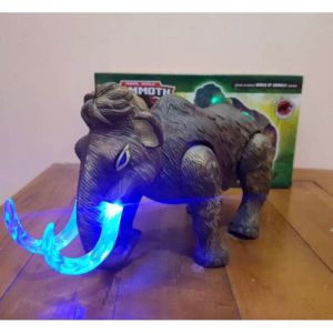 Mainan Gajah Lampu dan suara