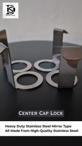 Toyota Fortuner GRS Mags 2024 Center Cap Lock Heavy Duty Stainless Steel Mirror Type