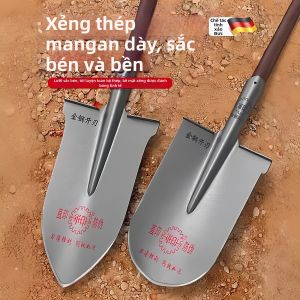 ANJIESHUN | Xẻng Thép Mangan Chuyên Dụng Cho Công Việc Đào Và Cây Cối
