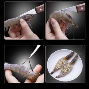 .New Sale-Stainless Steel Shrimp Peeling Tools Seafood Quick Sheller Shrimp Line Remover Shrimp Shell Peeler Kitchen Tools