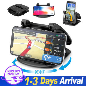 🔥Hot Sale🔥Car Phone Holder 360° Rotate Dashboard Rubber Non-slip Mat Mount Holder 3.5 to 6 Inch GPS Mobile Phone Holder in Car