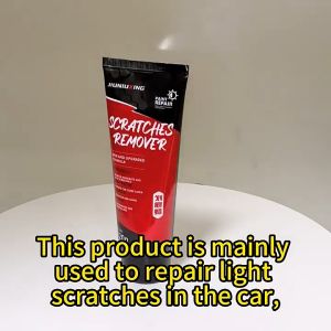 แว็กซ์รอยขีดข่วน ลบรอยขีดข่วน 120ml ยางลบรอยขีดข่วนมัลติฟังก์ชั่นแบบไฮโฟบิก ใช้งานง่ายไม่วุ่นวาย ซ่อมแซมรอยขีดข่วนเล็กน้อยในสีรถยนต์และไม่เจ็บผิว