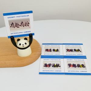 Creative Cartoon Pig Photo Clip Note Holder Desktop Decoration Small Ornament Gift Resin Material Business Supplies