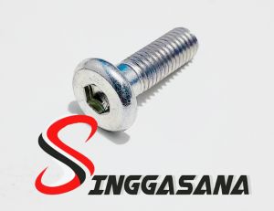 BAUT PIRINGAN REM CAKRAM DEPAN MIO VEGA R M8X25 POLOS GALVANIS / HARGA 1PCS