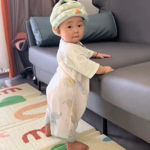 Sweetybayi Baby Head Protection Adjustable Soft Safety Baby Helmet Walk Safety Headguard Toddler Head Security Protection