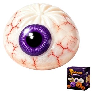 Schylling | Halloween Ghost Dumpling Squishy Toy Ghost Pumpkin Eyeball Slow Rising Stress Relief Squeeze Toy For Halloween Party