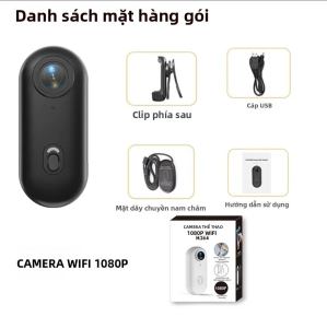 Camera Thể Thao Ngoài Trời 4K FHD Mini Action Cam Dành Cho Xe Máy Xe Đạp - Camera Ghi Hình Video Chống Nước Gắn Mũ Bảo Hiểm Với Chức Năng Ổn Định Hình Ảnh Điện Tử