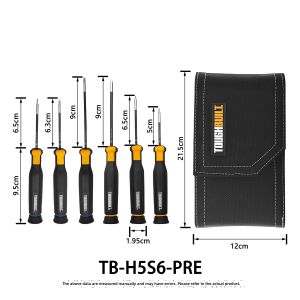 Toughbuilt | Precision Screwdriver Set 6 Pieces