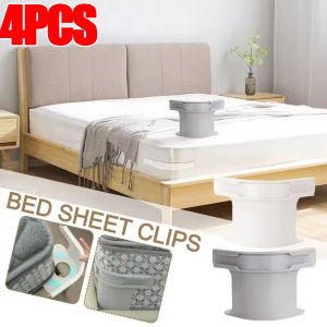 4PCS Heavy Duty Bedsheet Corner Tightener Clips High-quality ABS Plastic Bed Sheet Grippers Anti-Slip Invisible Bed Sheet Holder