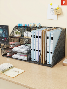 Desktop Document Organizer File Box