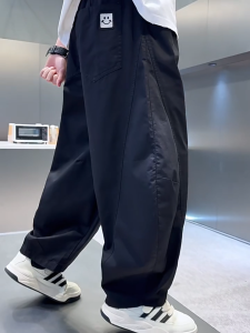 Summer fashion wide leg pants for kids versatile childrens trousers for casual and school use
