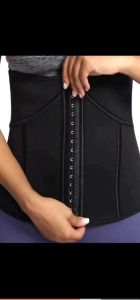 #NK2023-10 Sweat Waist Slimmer with Two Belts 10-INCHES  2mm thick  Neoprene Waist Trimmer for Body Shaper
