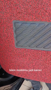 Karpet Mobil PREMIUM Mie Bihun 5pcs untuk depan belakang UNIVERSAL - Bahan PVC Tebal 16mm Anti Slip