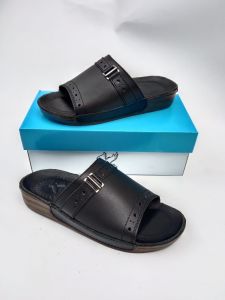 Sandal Kulit Pria Terbaru Full Sampai Alasnya Sol Karet ORRI