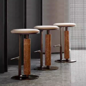 Stool Bar Chair บาร์เทนเดอร์ เก้าอี้บาร์ เก้าอี้สไตล์ยูโรเปียน รุ่นใหม่ สำหรับใช้ในบ้าน ร้านกาแฟ ร้านอาหาร ดีไซเนอร์ สไตล์เรียบง่าย สวมใส่ได้หลากหลาย