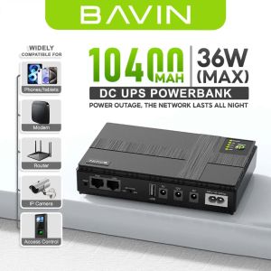 BAVIN PC1083 36W 10400mAh / PC1082 18W 7200mAh for CCTV Camera Wifi Router POE Mini UPS Uninterrupted Power Supply - Lazada