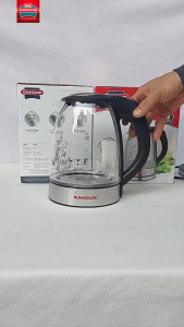 Ấm Siêu Tốc Thủy Tinh SUNHOUSE SHD1217 – 1.7L 1850W Đun Nước Nhanh Đèn LED Sang Trọng