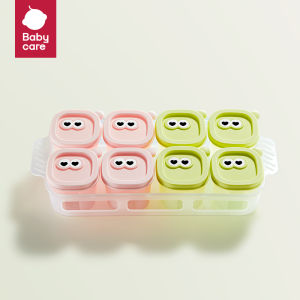 BabyCare Silicone Baby Food Storage Containers Frozen Food Preservation Specialized Meat Puree Steaming Cooking for Infants