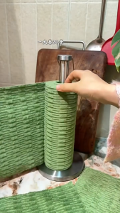 Microfiber Cleaning Cloth Household Reusable Kitchen Towel Oil Absorbent Coral Fleece Hand-torn Rag Towel