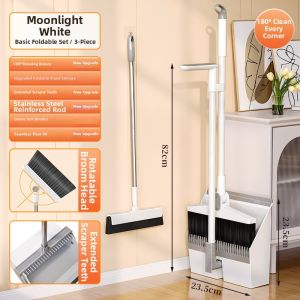 MEIZHUFU | Home Use Non-sticking to Hair Cleaning Squeegee Broom Set