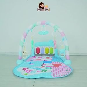 Minimi Baby Playgym Playmate Set Music Play Gym Matras Mainan Anak Mainan Bayi Playmate Piano Babygym Kualitas Import