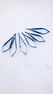 10เซนติเมตรวีนัสกรรไกรไทเทเนียมกระจกตากรรไกรจักษุแพทย์ไมโครกรรไกรตาเครื่องมือผ่าตัด