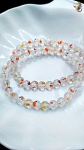 Graduation Grade Koi Hematoid Quartz Bracelet
