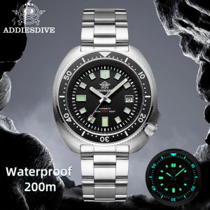 ADDIESDIVE 2026 New Mens Automatic Watch 200m Water Resistance Sapphire Crystal BGW9 Super Luminous 316L Steel Business Watch