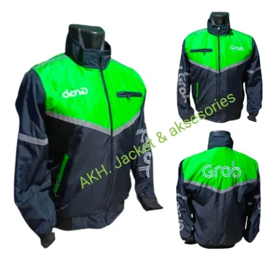 JAKET KOMBINASI GREP/GOJEKKK TERBARU HARGA TERJANGKAU/PRIA/WANITA/BORDIR