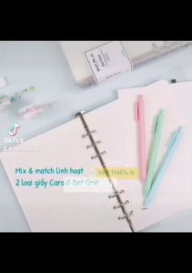 [Có ảnh thật] Sổ còng sắt A5 caro 200tr Klong 120/76 MS 994 993 996 998 bìa trắng trong - VPP Fimy